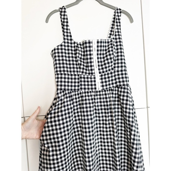Avec Les Filles Gingham Dress Size 10 Black White Retro Vintage Inspired NWT - Picture 6 of 8